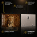 Leopar Desenli Fonda Leopar Cam Tablo – Cam Tablo